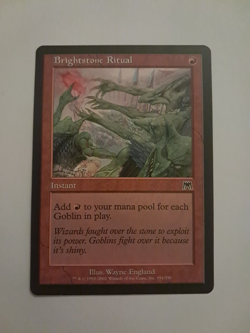 Brightstone Ritual LP MTG Onslaught Magic the Gathering - Image 1