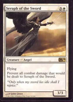 Seraph of the Sword - Rare - M14 Magic 2014 MTG LP - Image 1
