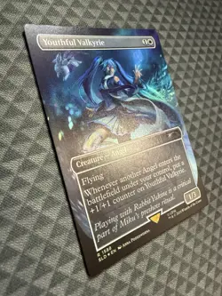 MTG Youthful Valkyrie #1588 Rainbow Foil Rare Secret Lair Drop Series (SLD) - Image 3