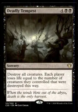 Deadly Tempest LP Light Play Commander 2020 MTG [12535] - Image 1