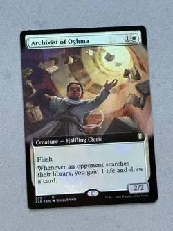 Archivist of Oghma 553 FOIL Extended Art - MTG Battle for Baldur's Gate CLB - NM - Image 3