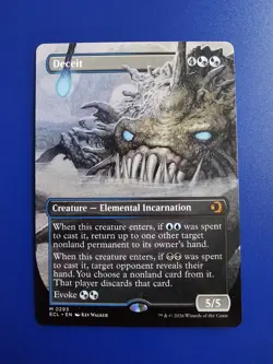 MTG Deceit (Borderless) Lorwyn Eclipsed Regular Non Foil - Image 1