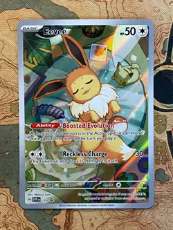Pokemon Card TCG - Eevee SVP 173 Scarlet & Violet Black Star Promo Near Mint - Image 1