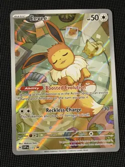 Pokemon TCG Eevee SVP 173 Scarlet & Violet Black Star Promo NM/M - Image 1