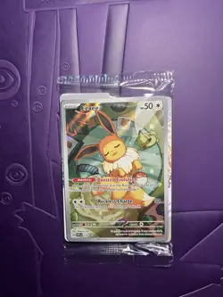 Pokemon TCG Eevee Scarlet & Violet Black Star Promo SVP 173 Sealed - Image 1