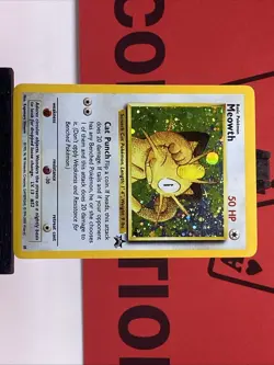 Meowth 10/53 Promo Holo Swirl 1999 WOTC GB Pokemon TCG MP - Image 4