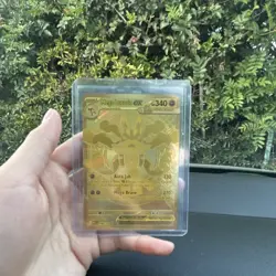 Pokemon Mega Lucario EX 188/132 Me01 Mega Evolution Holo 340 HP Mega Hyper Rare - Image 1
