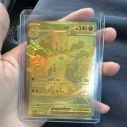 Pokemon Mega Lucario EX 188/132 Me01 Mega Evolution Holo 340 HP Mega Hyper Rare - Image 2