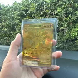Pokemon Mega Lucario EX 188/132 Me01 Mega Evolution Holo 340 HP Mega Hyper Rare - Image 5
