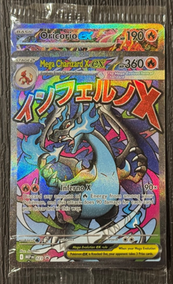 Mega Charizard x Ex & Oricorio Ex Phantasmal Flames UPC SEALED Promo - Image 1