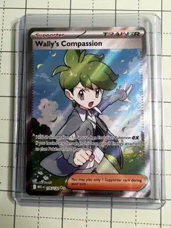 Wally’s Compassion 176/132 Secret Rare Full Art Pokemon XY Roaring Skies Trainer - Image 1
