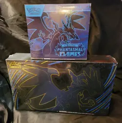 Pokemon TCG: Phantasmal Flames UPC & ETB Bundle Set - Image 1