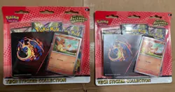 Ascended Heroes Charmander Tech Sticker Collection - Lot Of 2 - Factory Sealed! - Image 1
