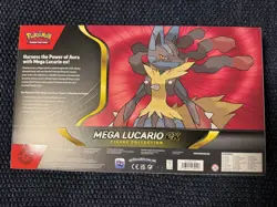 Pokemon TCG Mega Lucario EX Premium Figure Collection Sealed 5 booster packs - Image 2