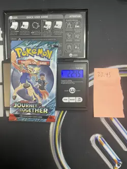22.45g VERY HEAVY Journey Together Pokemon Sealed Booster Pack New SIR/HRU - Image 1