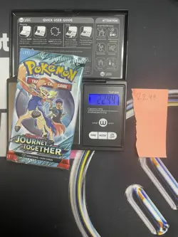 22.44g VERY HEAVY Journey Together Pokemon Sealed Booster Pack New SIR/HRU - Image 1