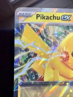 Pokemon TCG: 2025 Pikachu EX 28/131- DOUBLE RARE HOLO-Prizmatic Evolutions - Image 5