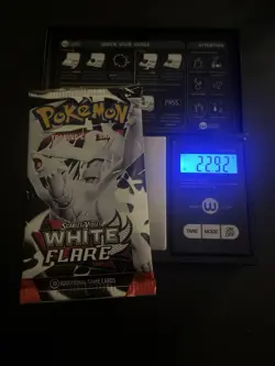 Very Heavy! 22.92g Pokemon TCG SV10.5 White Flare Booster Pack Sealed! - Image 1