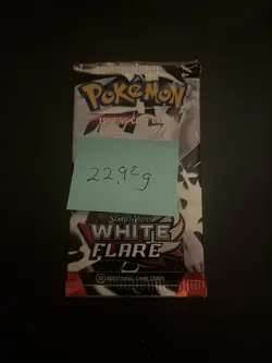 Very Heavy! 22.92g Pokemon TCG SV10.5 White Flare Booster Pack Sealed! - Image 3