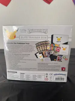 Pokemon TCG Celebrations ETB Elite Trainer Box 25th Anniversary - plastic tear 820650809439 - Image 5
