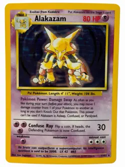 Alakazam - 1/102 Base Set 1999 - WOTC Holo - Pokemon TCG - Image 1