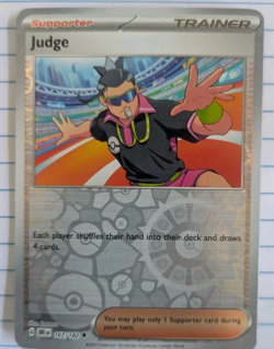 Pokemon TCG Judge Destined Rivals SV10 167/182 Reverse Holo Uncommon Near Mint - Image 1