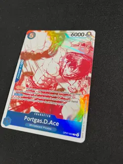 Portgas D Ace R OP07-053 3rd Anniversary Treasure Campaign ENGLISH OP13 NM - Image 2