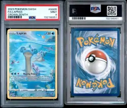 2023 Pokemon SWSH CROWN ZENITH LAPRAS FULL ART #GG05 PSA 9 - Image 3