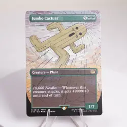 Jumbo Cactuar Borderless 343 Regular MTG Final Fantasy FIN NM - Image 1