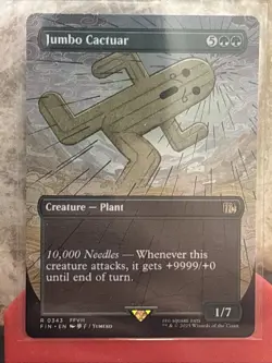Jumbo Cactuar (Borderless) Final Fantasy Regular - Image 1