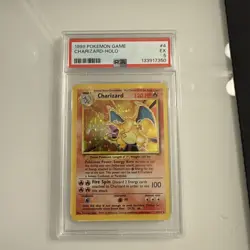Pokemon TCG Base Set Charizard Holo Rare Card 4/102 - Image 1