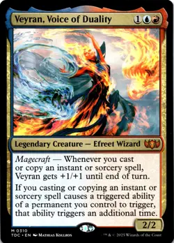 MTG Veyran, Voice of Duality NON-FOIL NM 310 Commander: Tarkir: Dragonstorm - Image 1