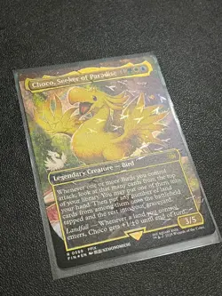 Choco, Seeker of Paradise MTG Final Fantasy NM (Borderless Chocobo Track Foil) - Image 2