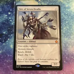 Sire of Seven Deaths (REGULAR) x1 - MTG Foundations FDN #1 - Image 1