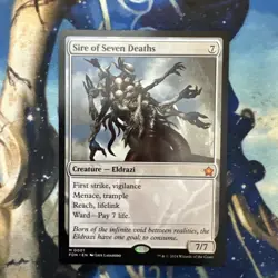 MTG Sire of Seven Deaths Foundations Regular NM - Image 1