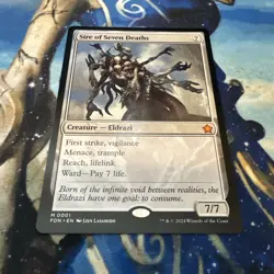 MTG Sire of Seven Deaths Foundations Regular NM - Image 2