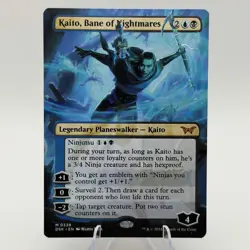 Magic: Kaito, Bane of Nightmares (Borderless) Duskmourn: House of Horror (NM) - Image 1