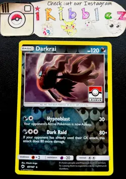 Darkrai 87/147 LP Reverse Holo Foil Pokemon League Promo. Free Tracked Shipping! - Image 1