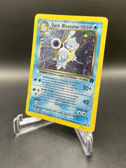 Dark Blastoise 3/82 *SWIRL* Team Rocket Holo Rare Vintage WOTC Pokemon HP/DMG - Image 2