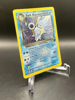 Dark Blastoise 3/82 *SWIRL* Team Rocket Holo Rare Vintage WOTC Pokemon HP/DMG - Image 3