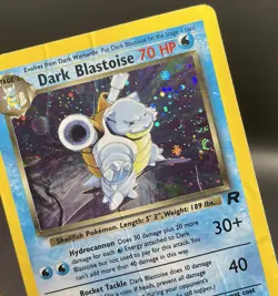 Dark Blastoise 3/82 *SWIRL* Team Rocket Holo Rare Vintage WOTC Pokemon HP/DMG - Image 5
