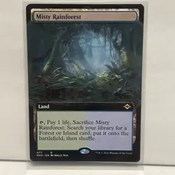 Magic the Gathering Misty Rainforest 477 Modern Horizons 2 NM Extended Art - Image 1