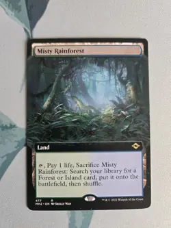 Misty Rainforest (Extended Art) Modern Horizons 2 Regular - Image 1