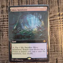 Misty Rainforest - Extended Art Non-Foil - NM/LP - MH2 - MTG - Image 1