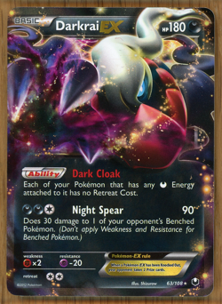 Darkrai EX ~ 63/108 ~ Ultra Rare Holo ~ BW Dark Explorers ~ Near Mint!! - Image 1