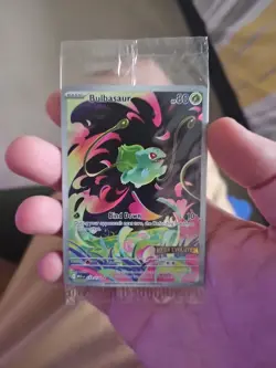 Bulbasaur Stamped Sealed Illustration Rare Mega Evolution 133/132 Pokemon TCG - Image 1