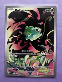 Bulbasaur 133/132 Mega Evolution Illustration Rare Mint Pokemon TCG - Image 1
