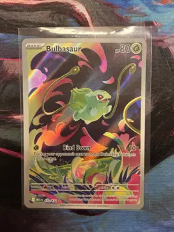 Pokemon TCG Mega Evolution Bulbasaur Card IR 133/132 Mint - Image 1
