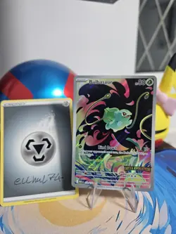 Pokemon Bulbasaur Card Mega Evolution 133/132 Stamped Pokemon TCG - Image 1