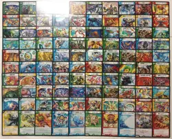 Lot of 100 Japanese Duel Masters Trading Card Game Card Set - Image 1